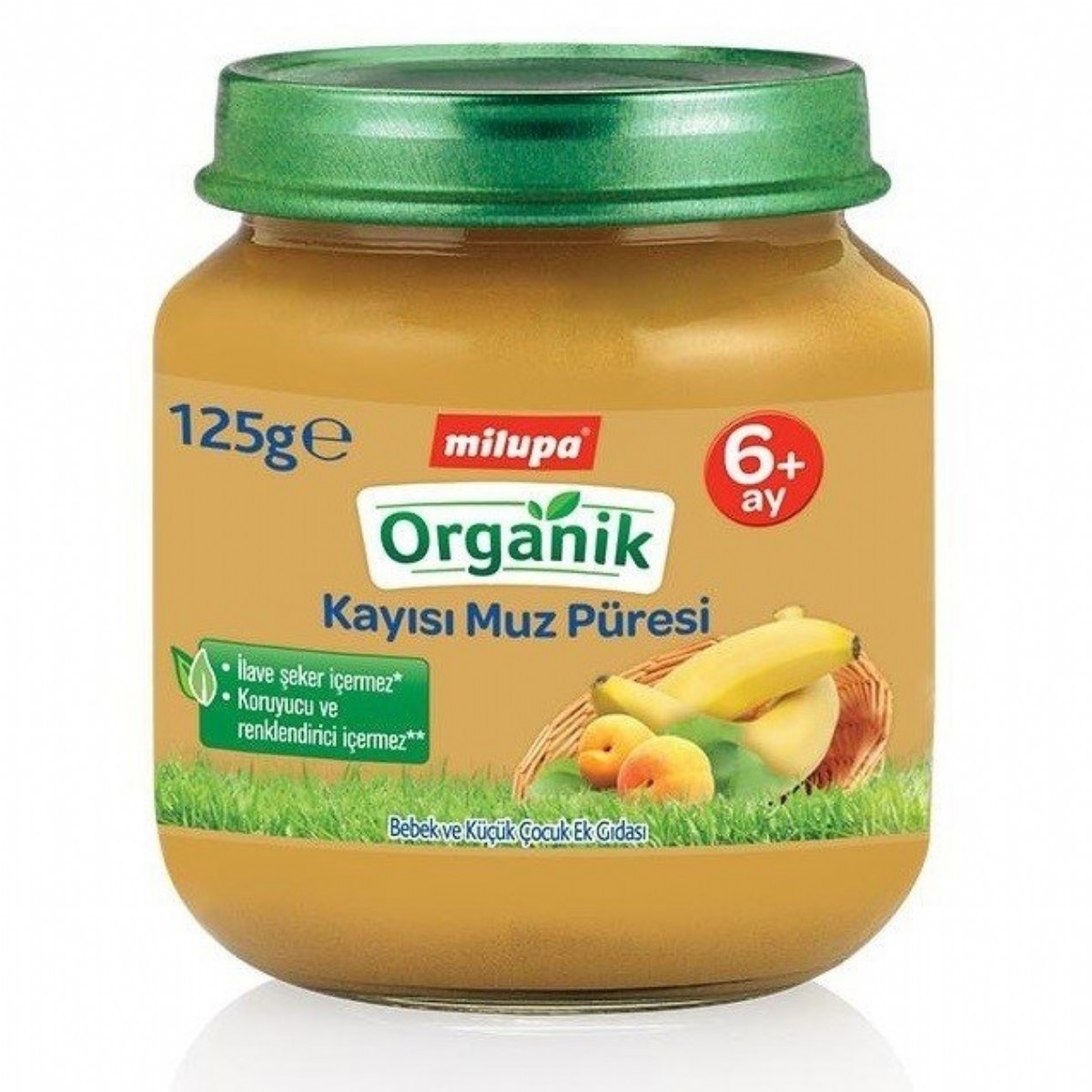 Milupa Organik Kayısı-Muz 125 gr