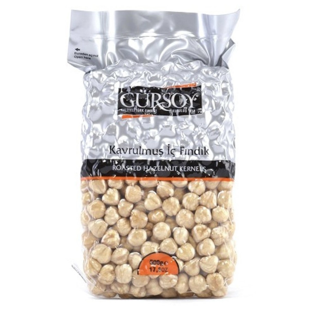 Gürsoy Vakumlu Kavrulmuş İç Fındık 500 gr