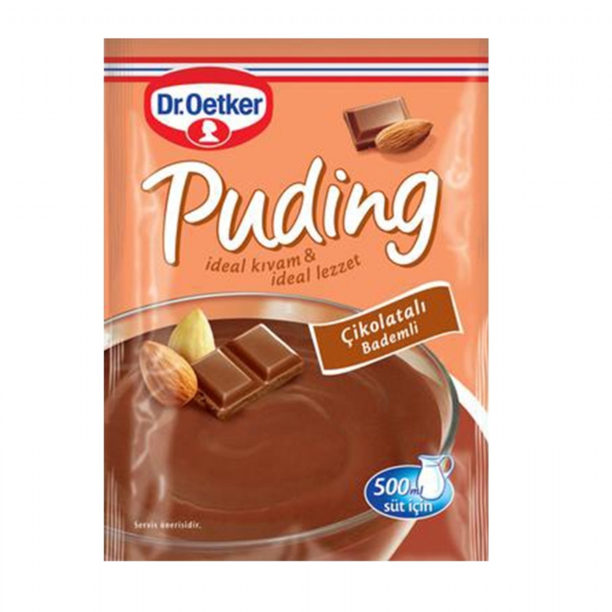 Dr.Oetker Puding Çikolatalı Bademli 104 gr