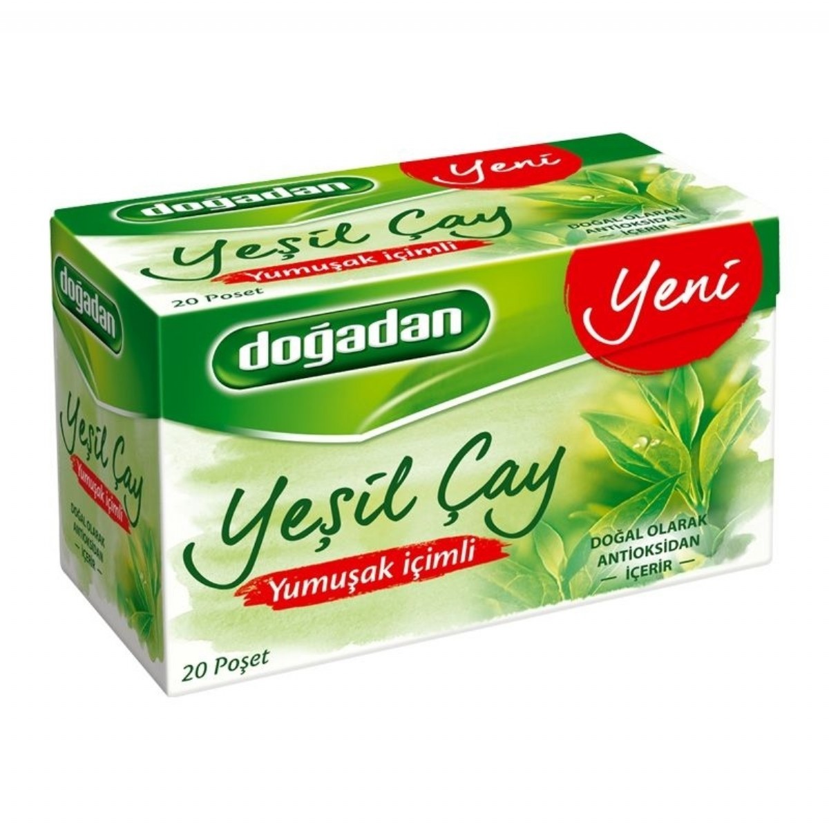 Doğadan Yesilçay Yumuşak İçimli Bitki Çayı 20'li 22 gr
