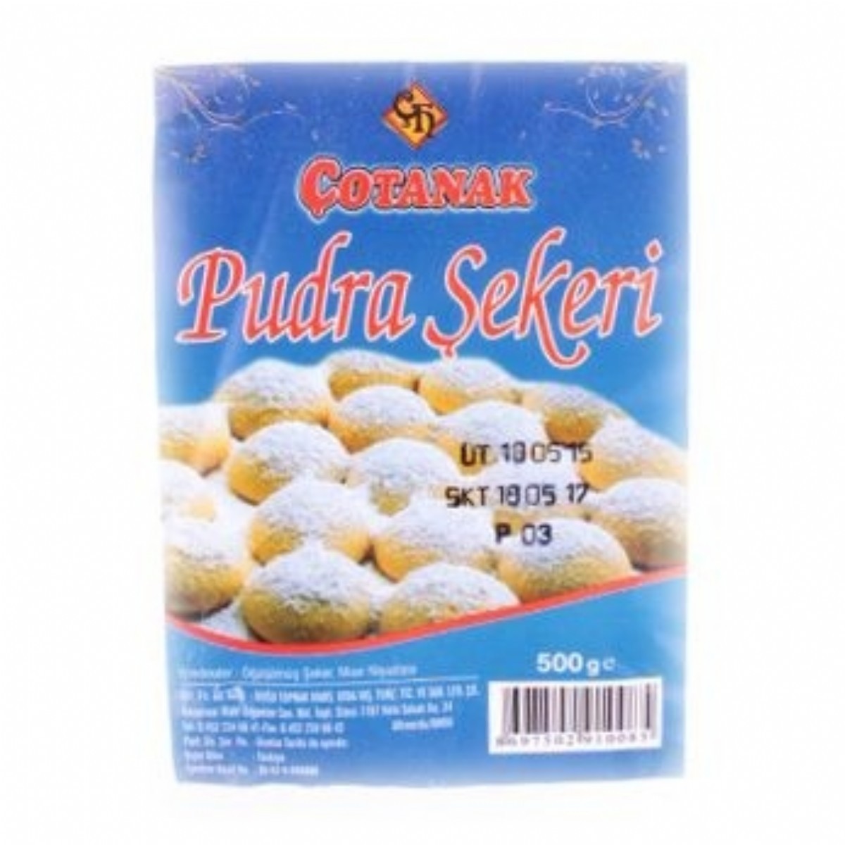 Çotanak Pudra Şekeri 500 gr