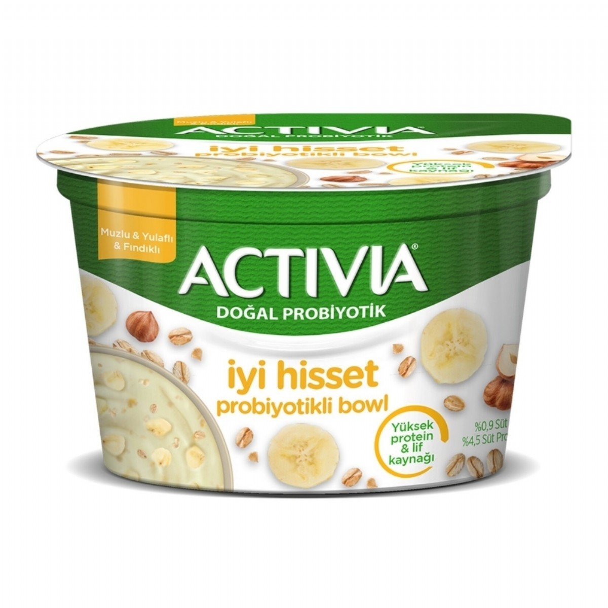 Danone Activia İyi Hisset Probiyotik Bowl Muz Yulaf Fındık 150G