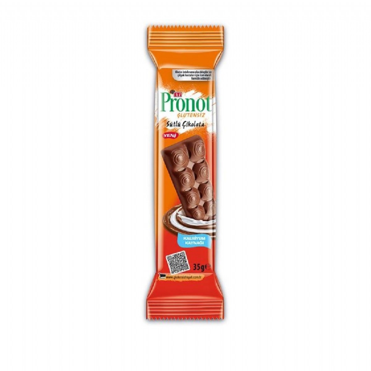 Eti Pronot Glutensiz Sütlü Çikolata 35 Gr
