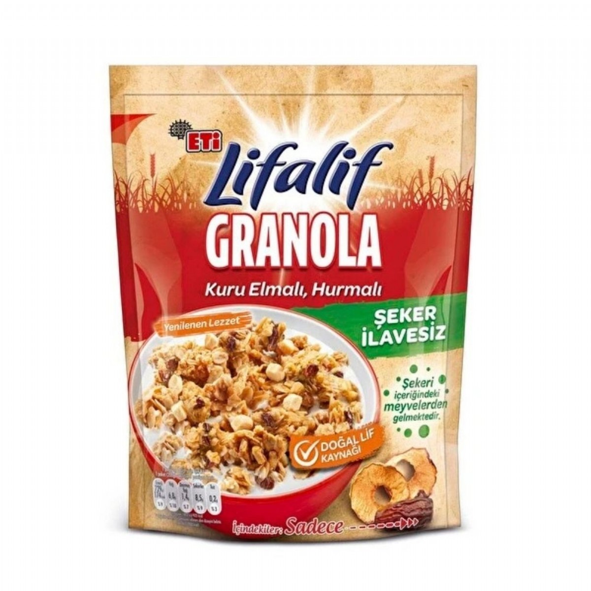 Eti Lifalif 200 Gr Granola Elmalı Hurmalı