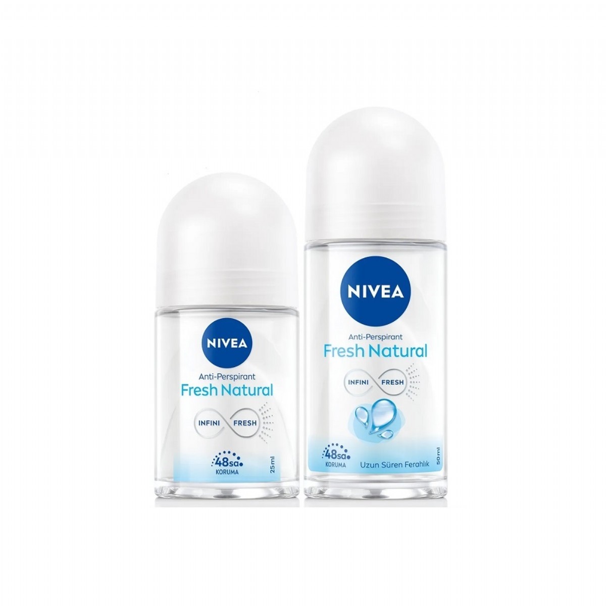 Nivea Roll-on 50 Ml Fresh+25 Ml Fresh Kadın