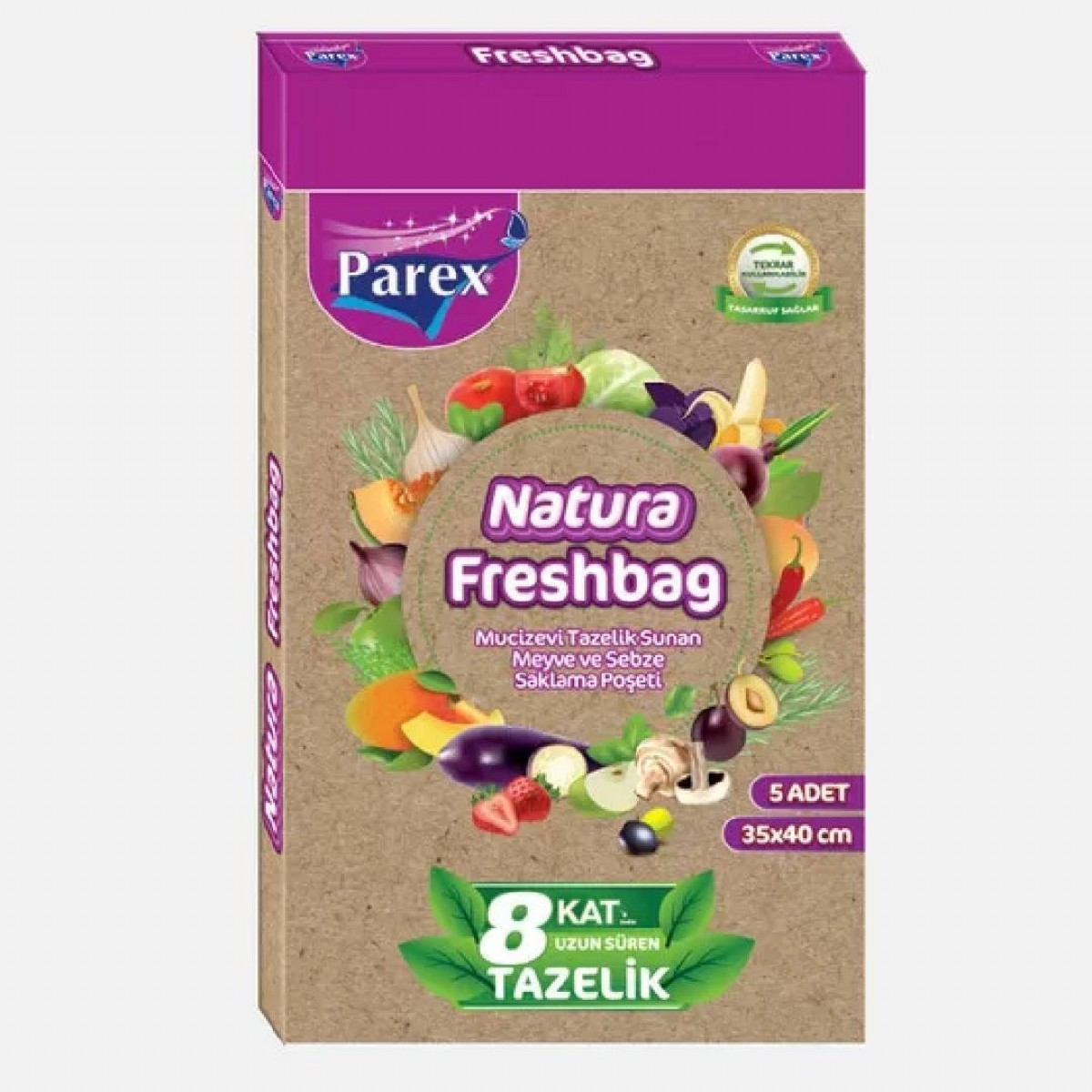 Parex Saklama Poşeti Natura Freshbag 5'li