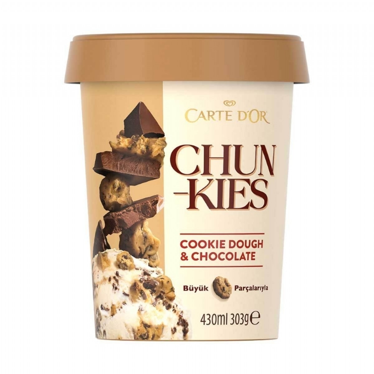 Carte D'or Chunkies Cookie Dough  Vanilyalı 430 Ml