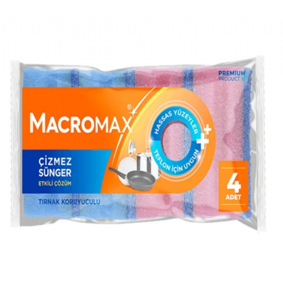 Macromax Sünger Çizmez 4'lü