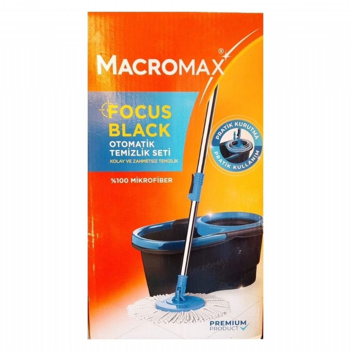 Macromax Temizlik Seti Black Edition Otomatik