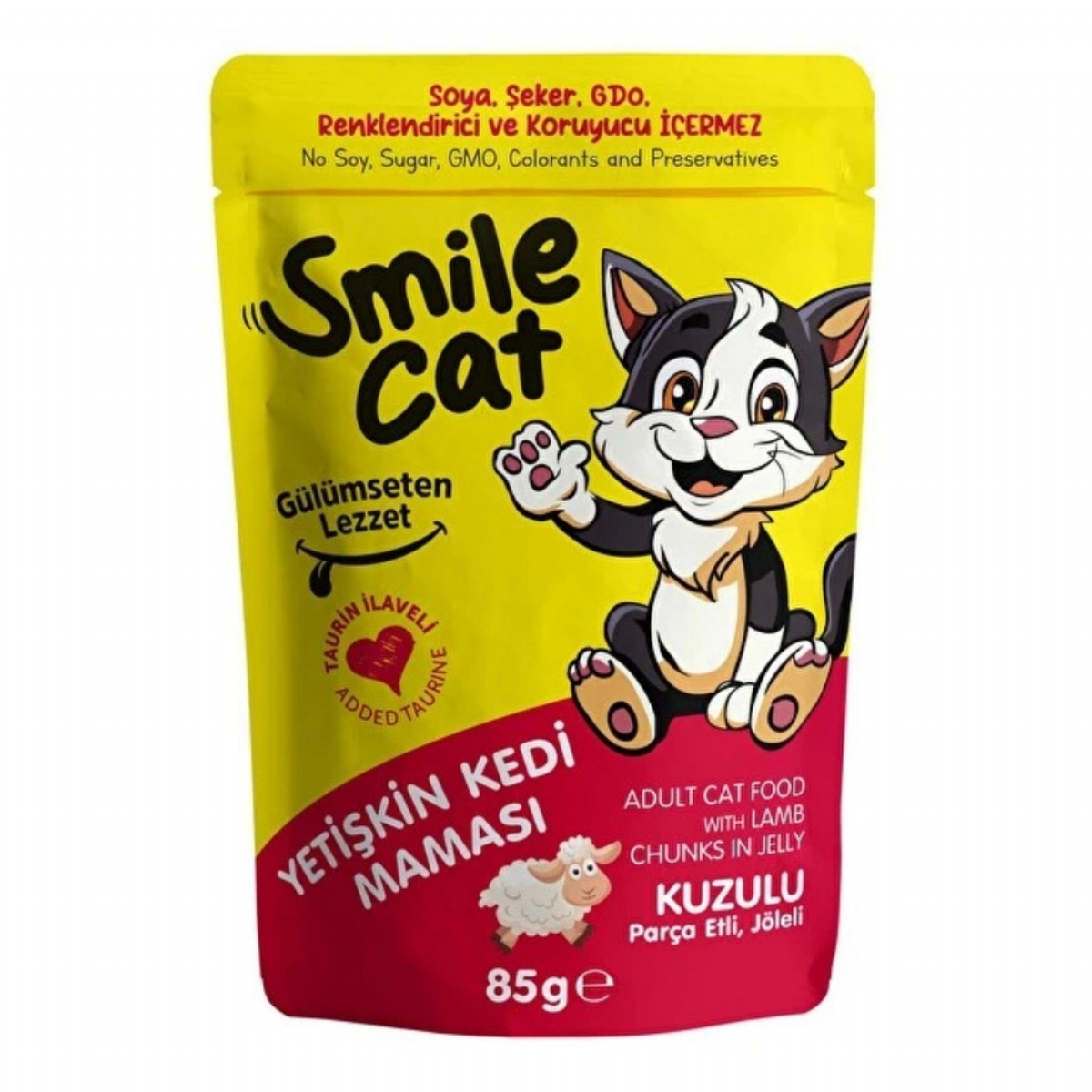 Smile Cat Pouch 85 Gr Kedi Kuzulu