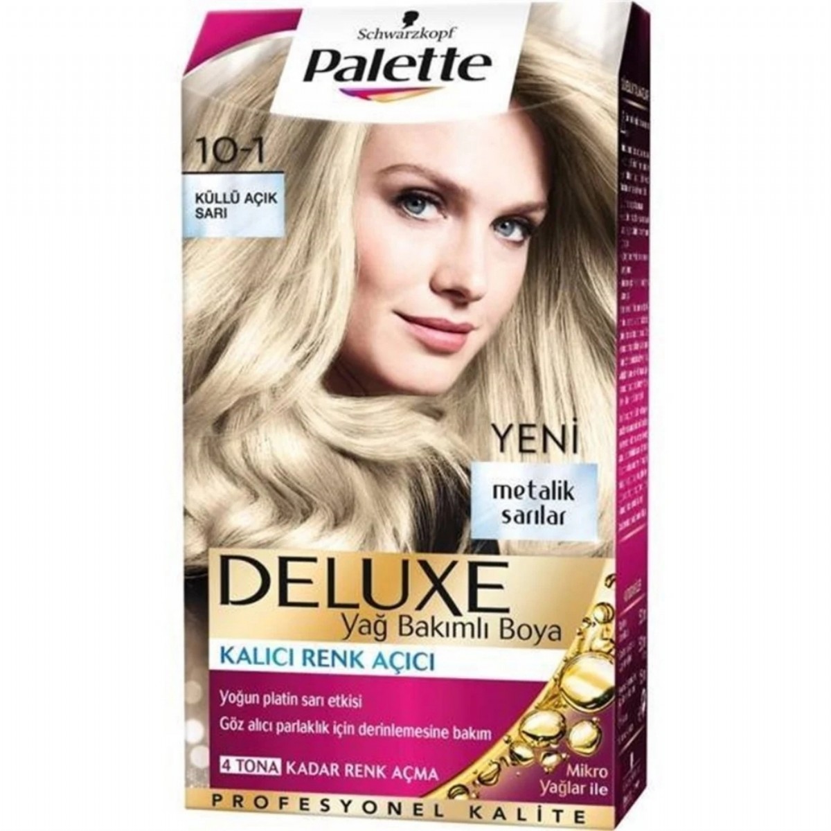 Palette Deluxe 10/1 Küllü Açık Sarı Saç Boyası