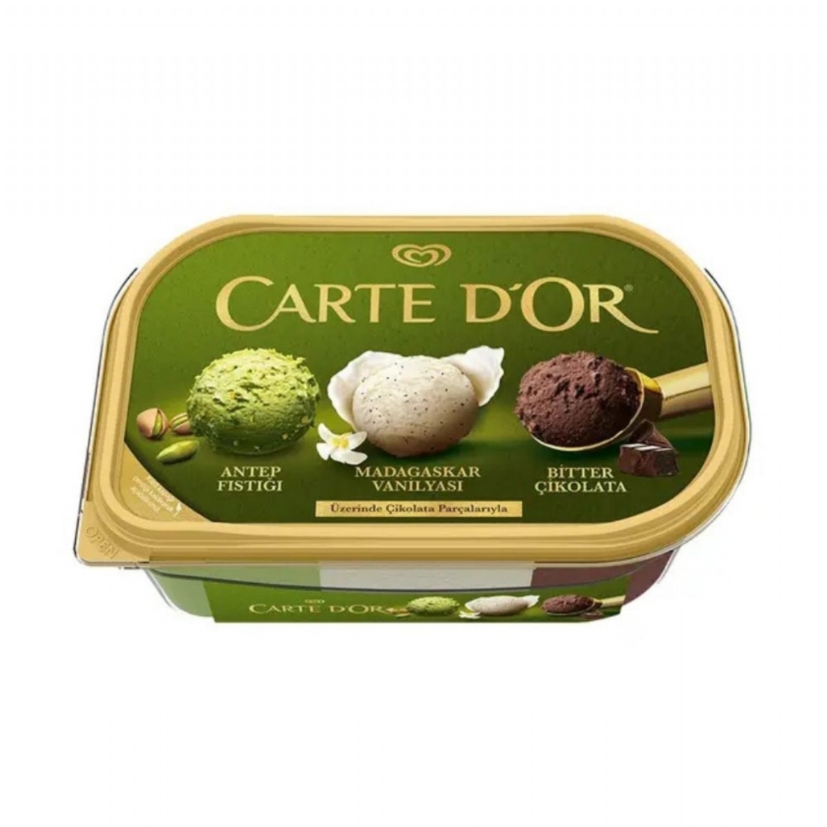 Algida Carte Dor Classıc 850 Ml Antep Fıstıklı, Bitter Çikolata, Vanilya