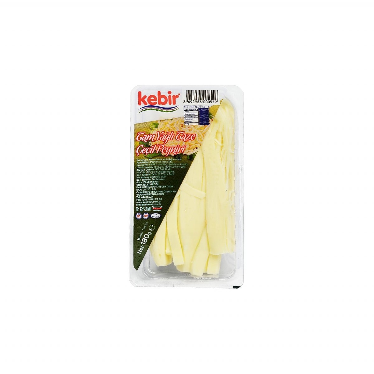 Kebir 180 Gr Çeçil Peyniri