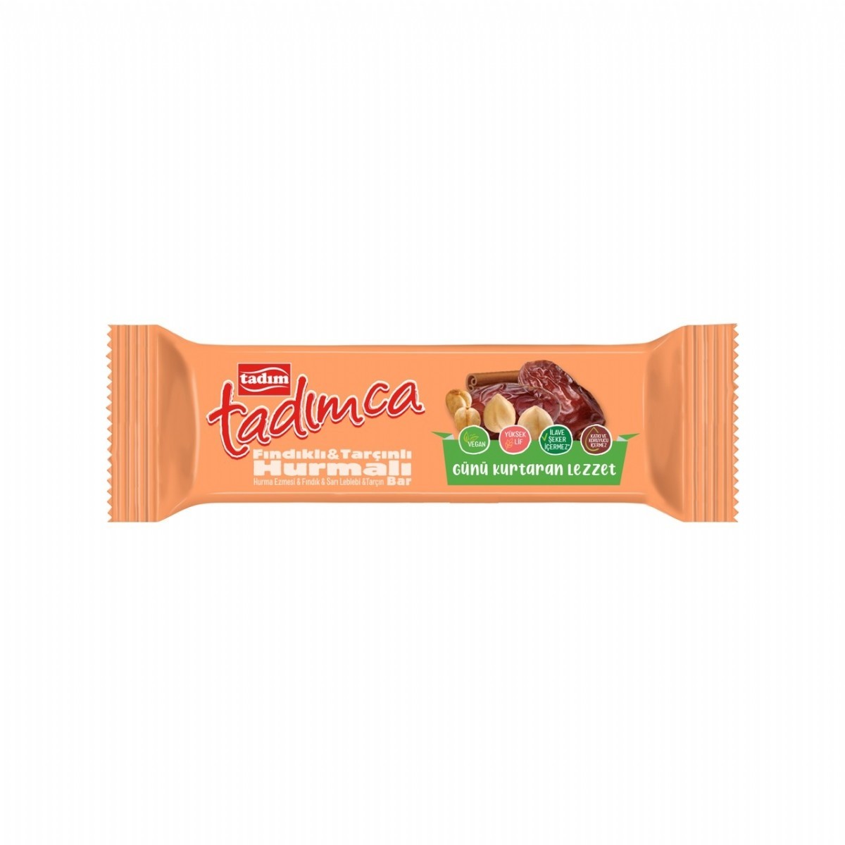 Tadımca Hurmalı Bar Fındık & Tarçınlı 40Gr