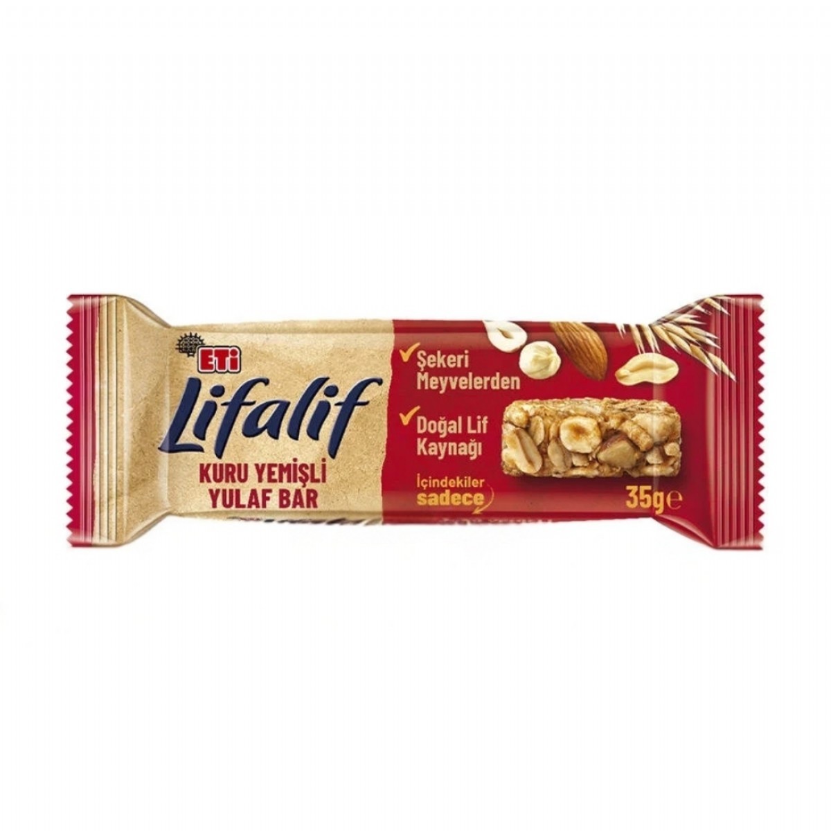 Eti Lifalif Kuru Yemişli Müsli Bar 35 G