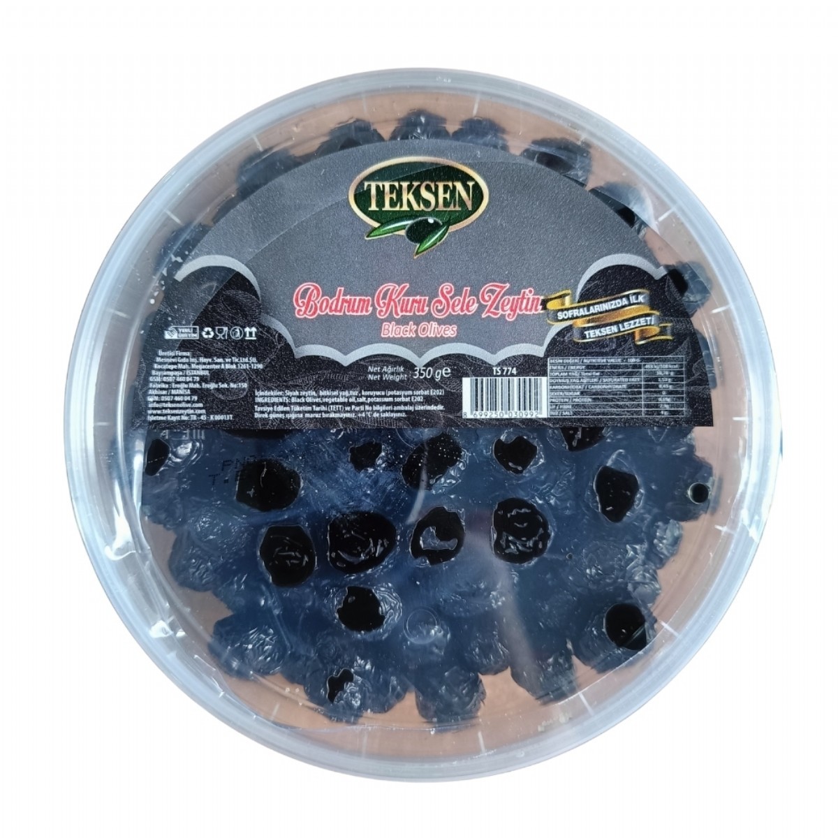 Teksen Bodrum Kuru Sele Zeytin 350Gr