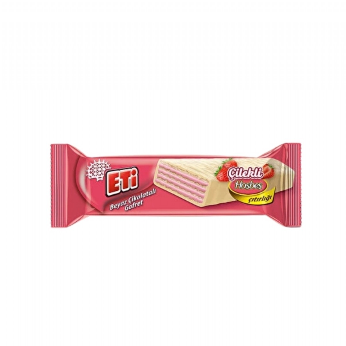 Eti Beyaz Çikolatalı Çilekli Gofret 29 Gr