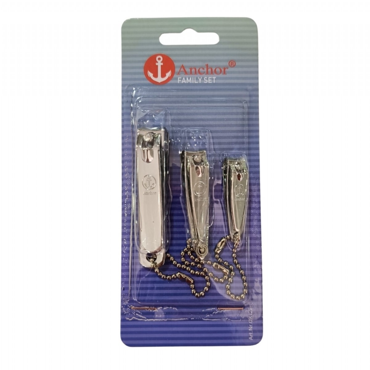 Anchor Tırnak Makası Krom 3'lü