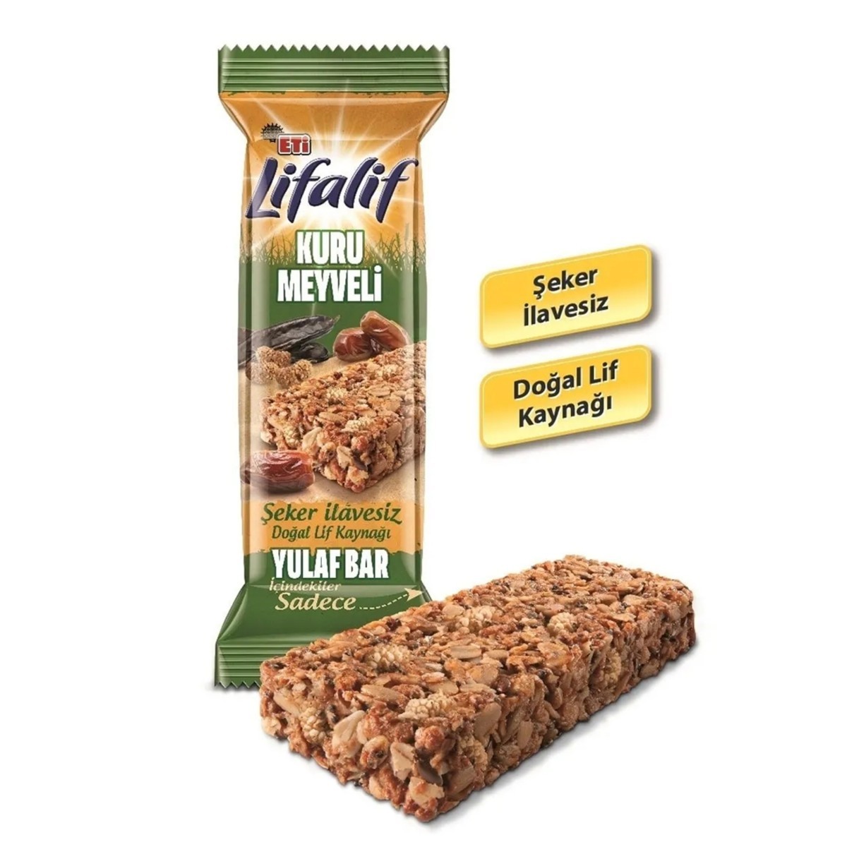 Eti Lifalif Yulaflı Bar 35 Gr Kuru Meyveli