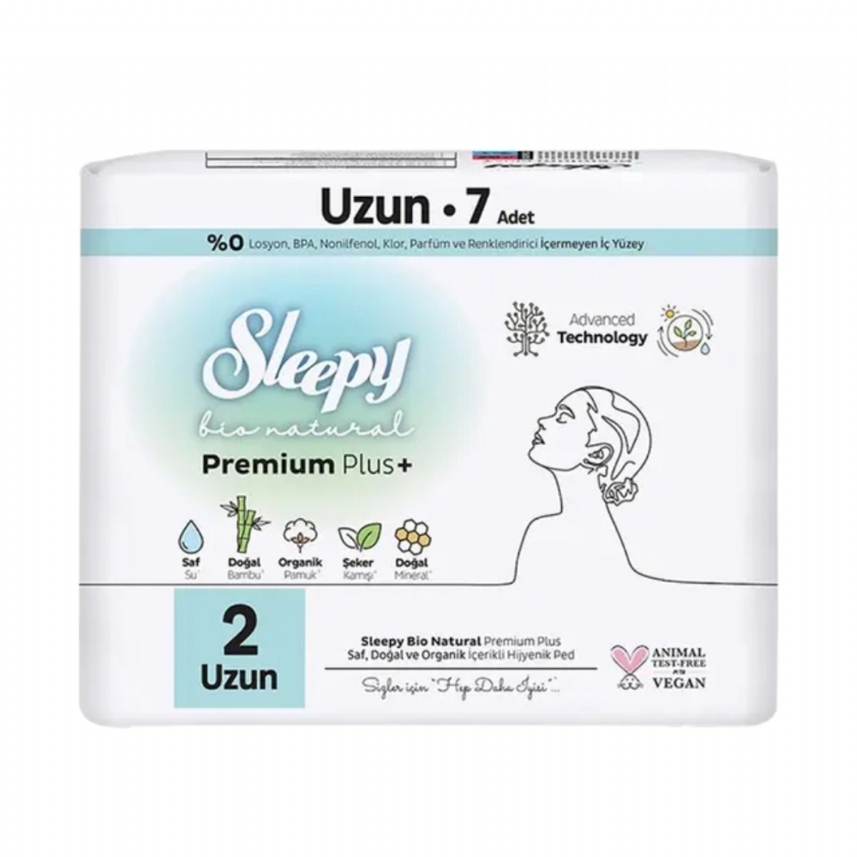Sleepy Bio Natural Ped 7'li Uzun