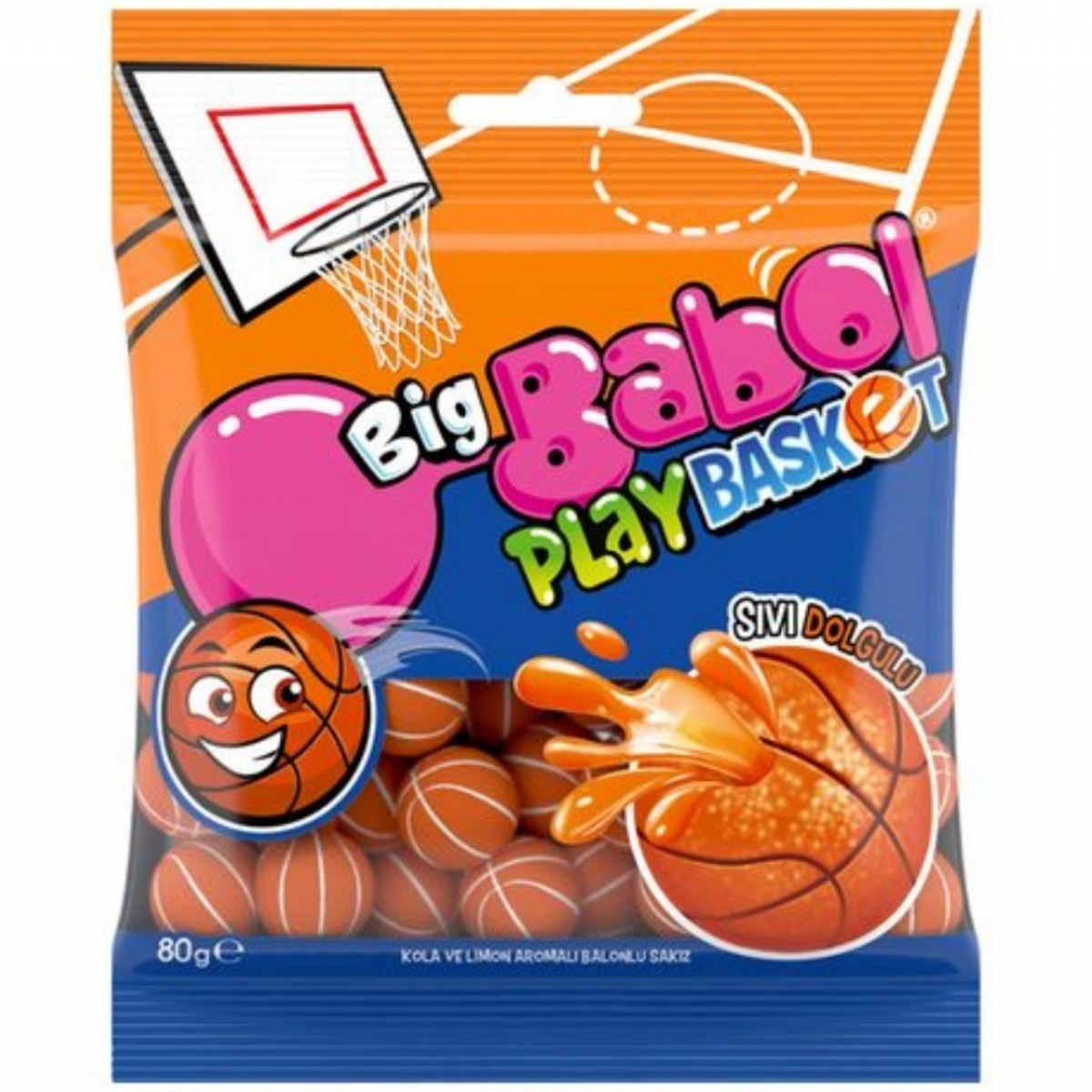 Big Babol Play 80 Gr Kola Sıvı Dolgulu