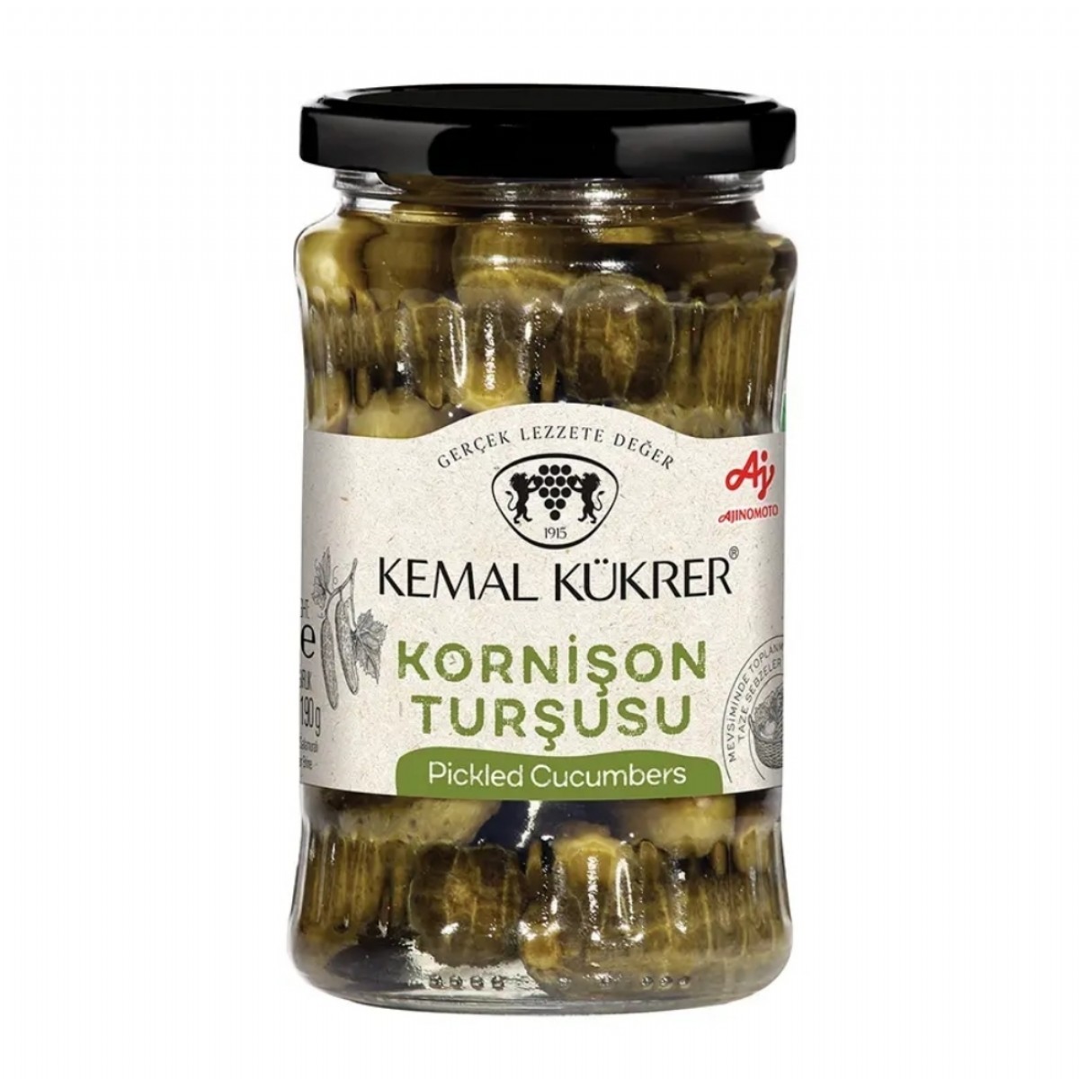 Kemal Kükrer Kornişon Turşu 350 Gr No:0