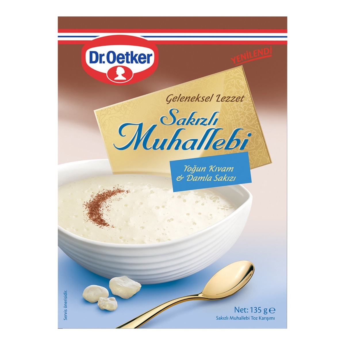 Dr.Oetker Sakızlı Muhallebi 135 Gr