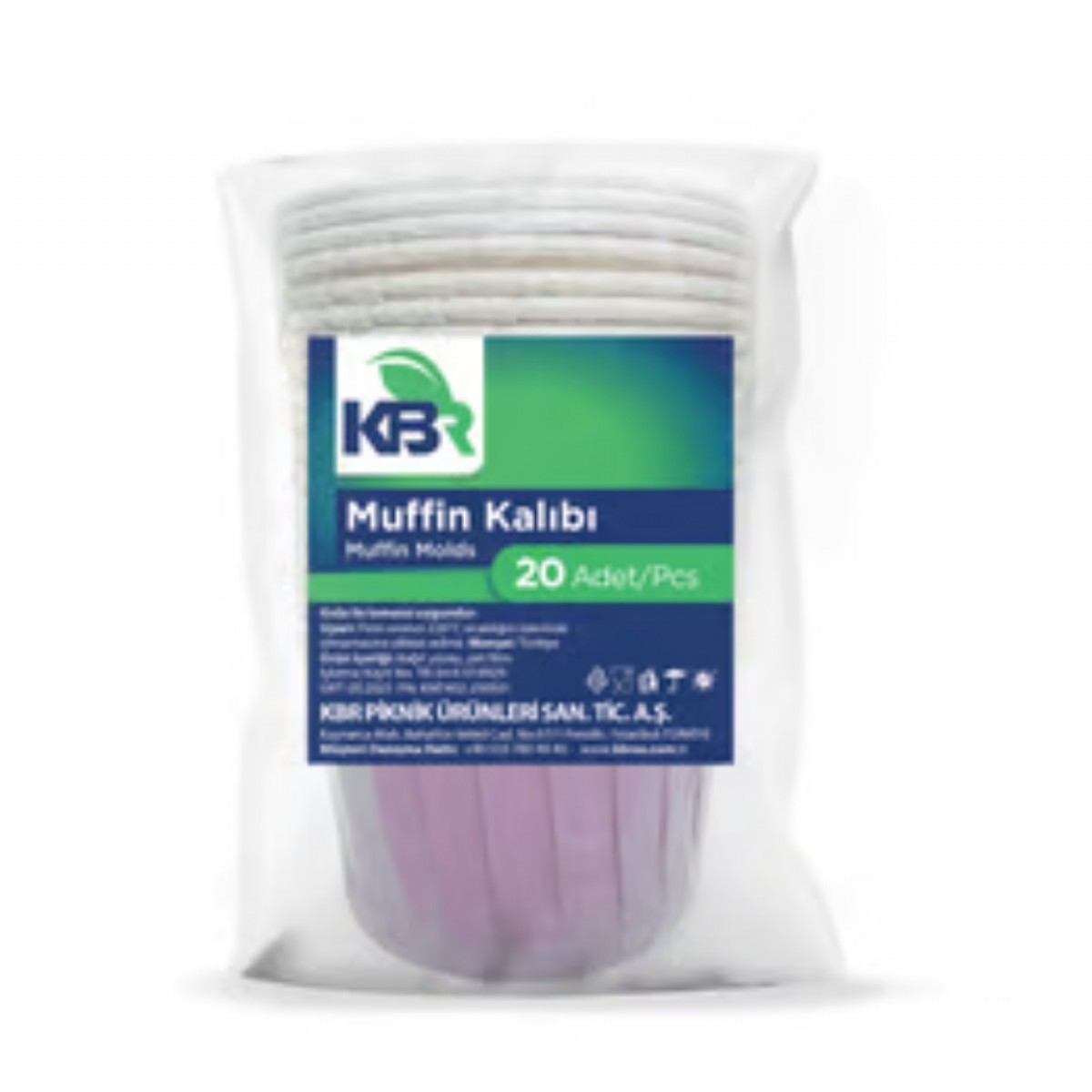 Kbr Muffin Kalıbı 20'li
