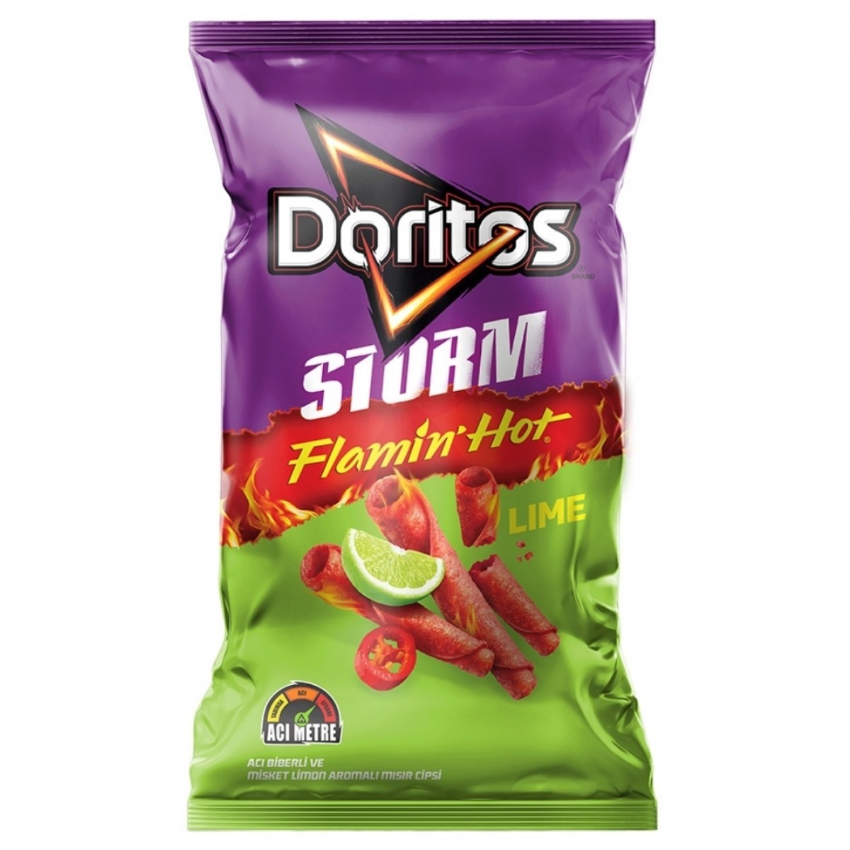 Fritolay Doritos Storm Flamin Hot 125 G