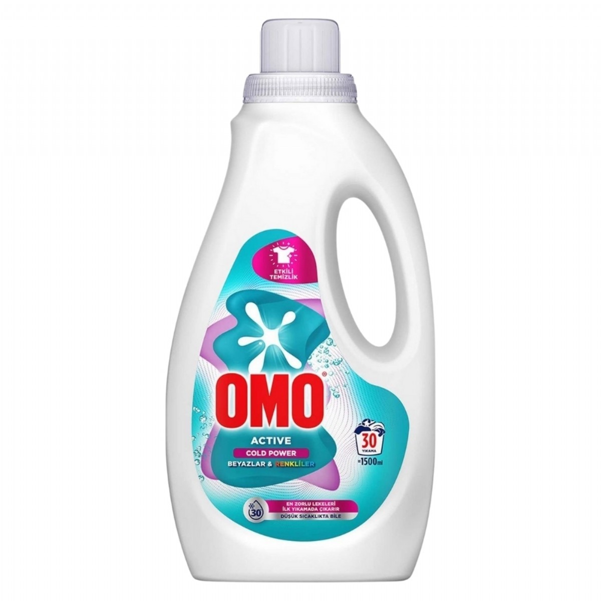 Omo Sıvı Active  Beyazlar ve Renkliler 1500 Ml