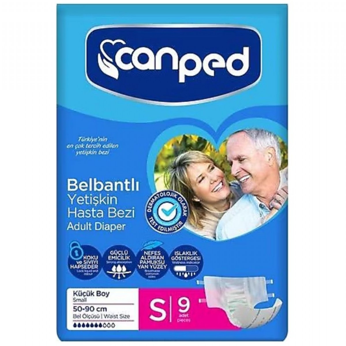 Canped Bel Bantlı 9'lu Küçük Boy S Beden