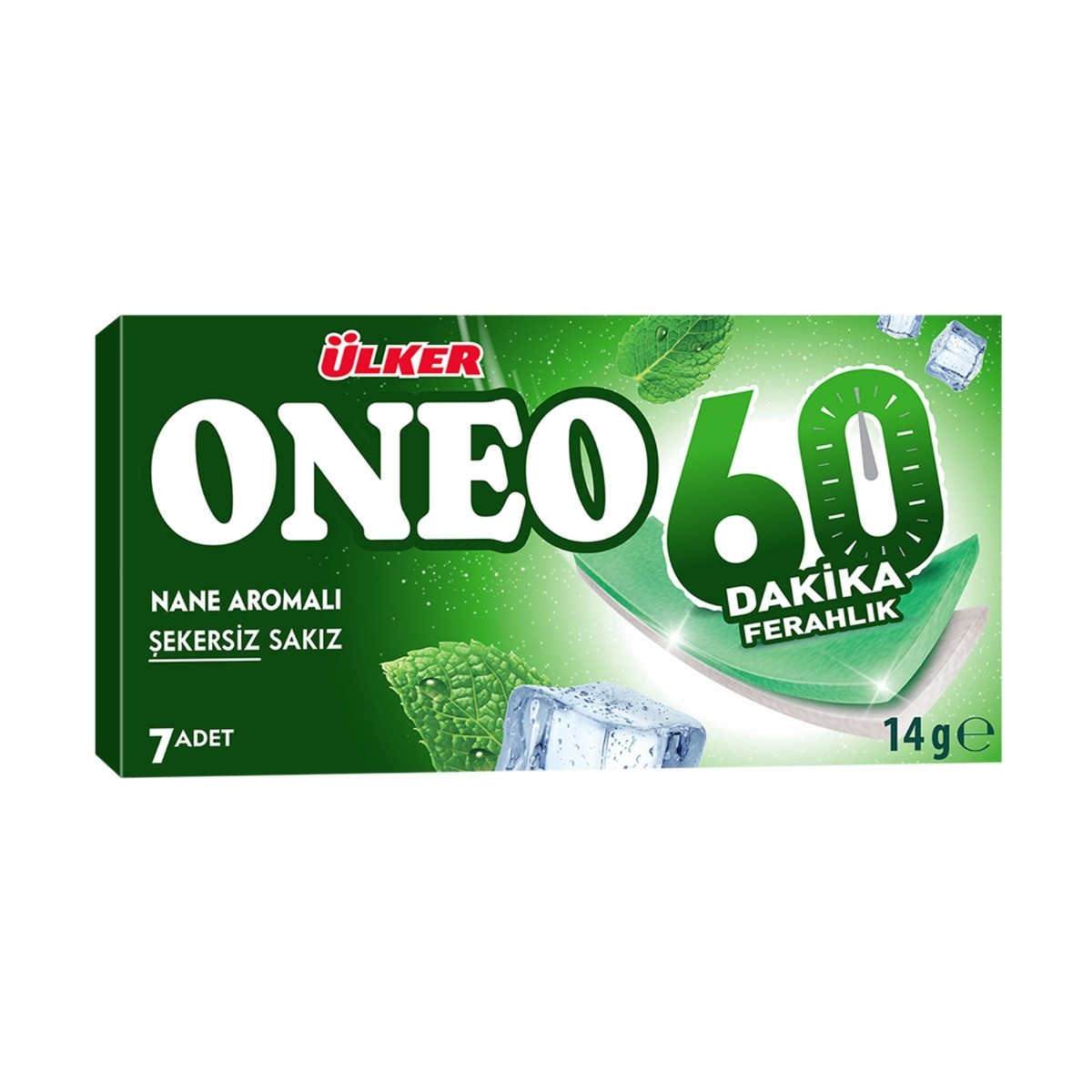 Ülker Oneo Slims 14 Gr Yeşil Nane 60 Dakika