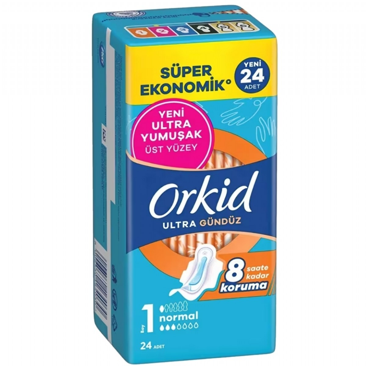 Orkid Ultra Gündüz (Boy 1) Normal Hijyenik Ped 24 Adet