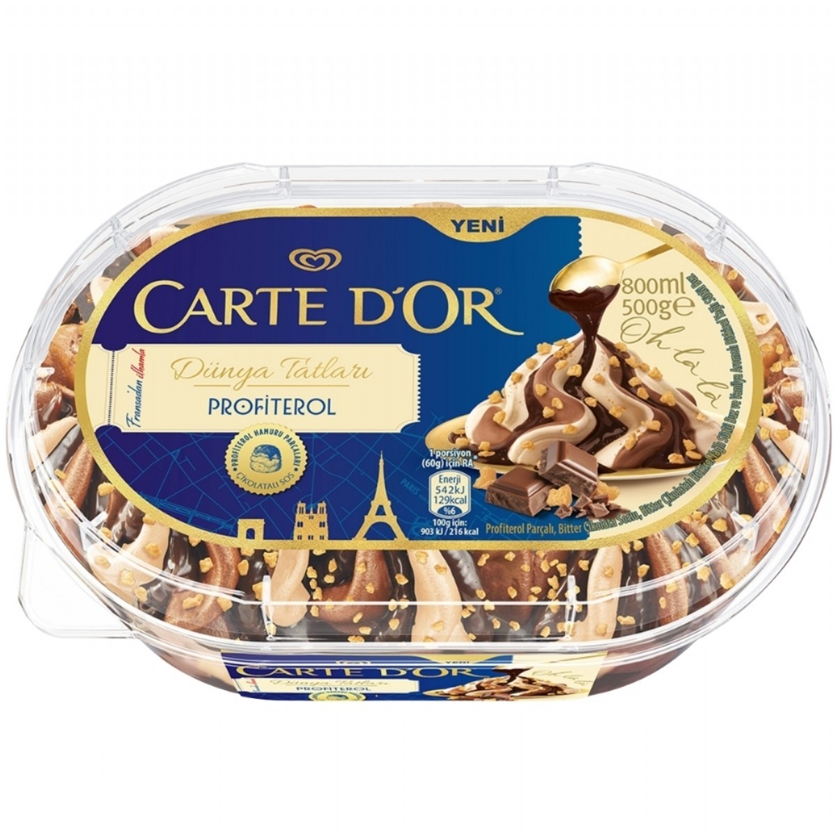 Carte D'Or Dünya Tatlıları Profiterol 800 Ml
