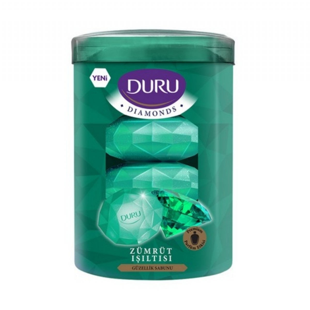 Duru Güzellik Sabunu Green Diamond 4X90 Gr