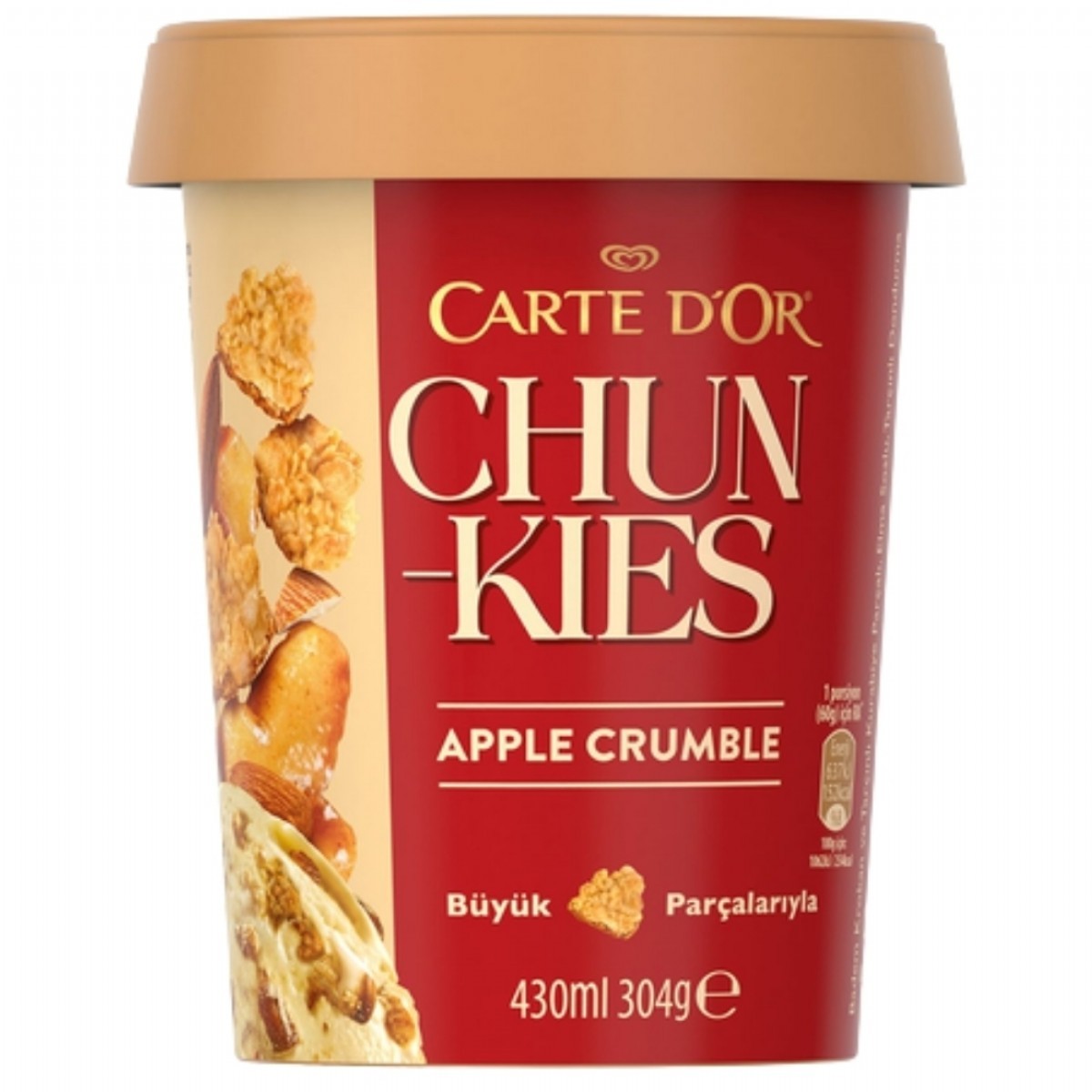 Algida Carte d'Or Chunkies Apple Crumble 430 Ml