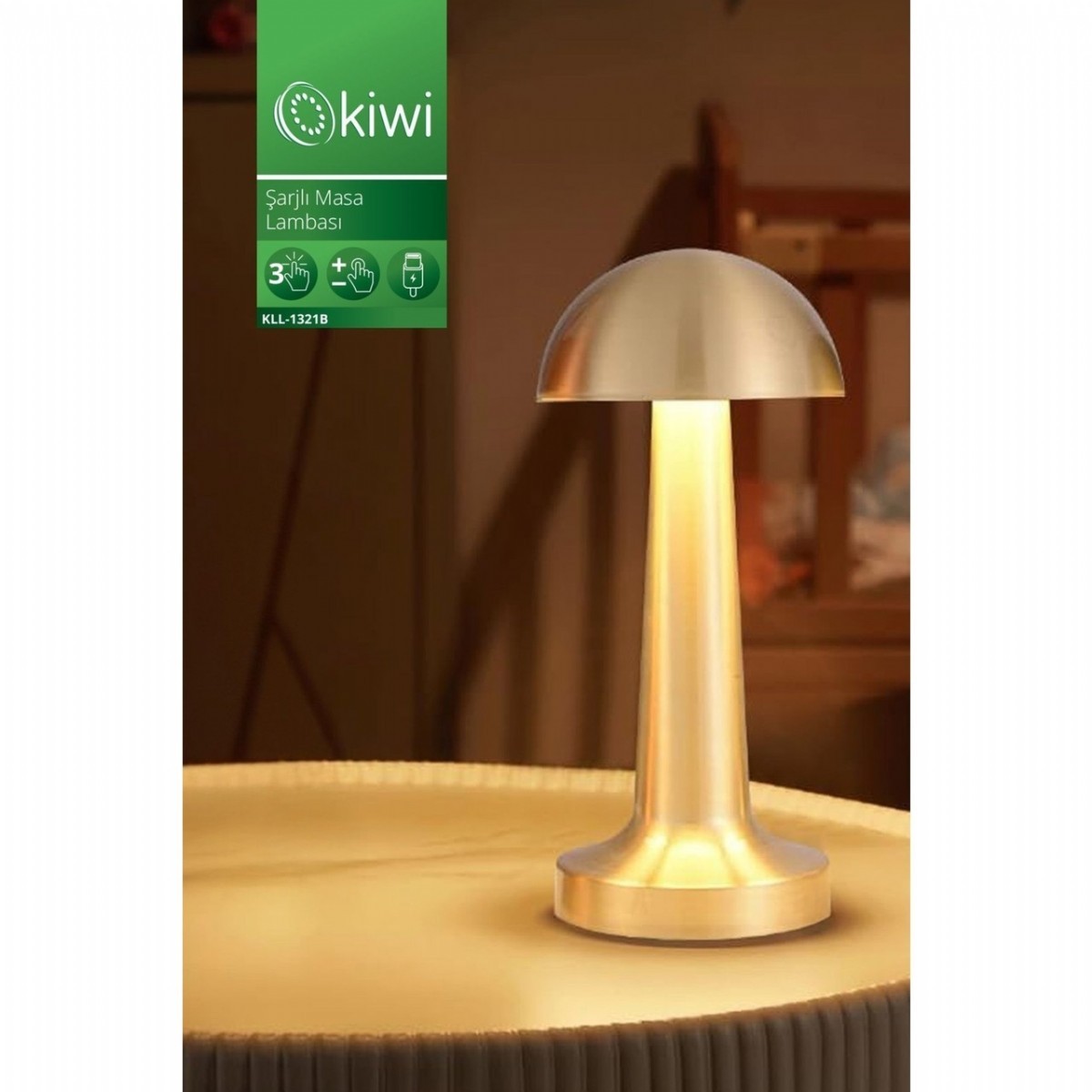 T Kiwi KLL 1321B Şarjlı Masa Lambası 733689