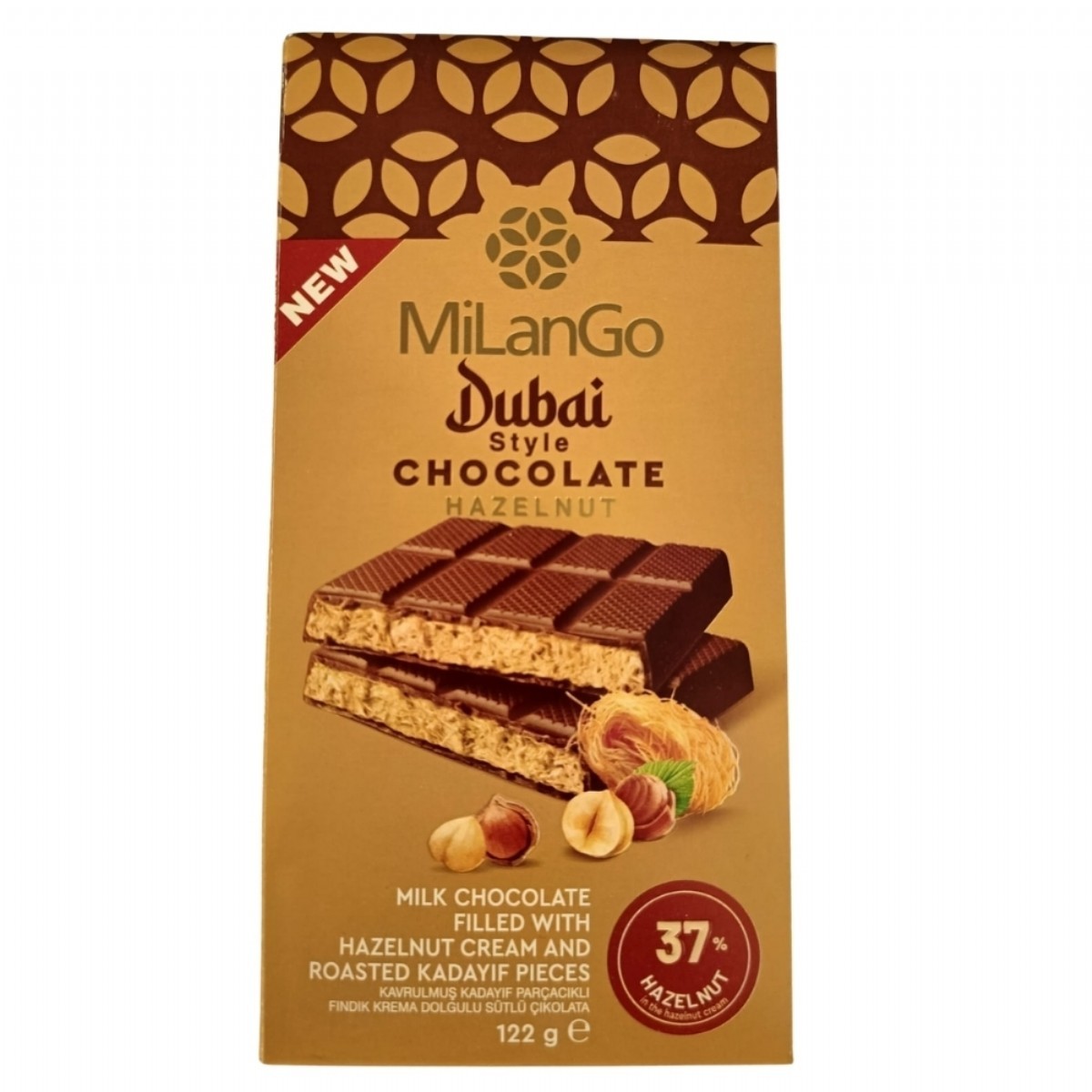Şölen MilanGo Dubai Çikolatası Fındık Kadayıf 122 Gr