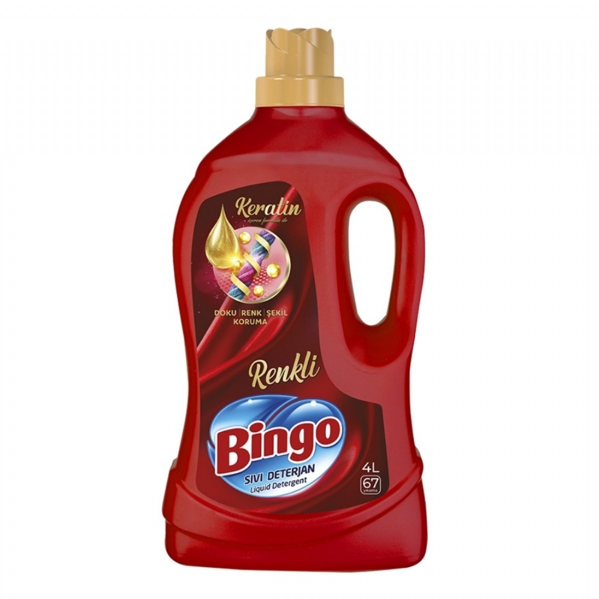 Bingo Matik Sıvı Çamaşır Deterjanı Renkli 4 Lt