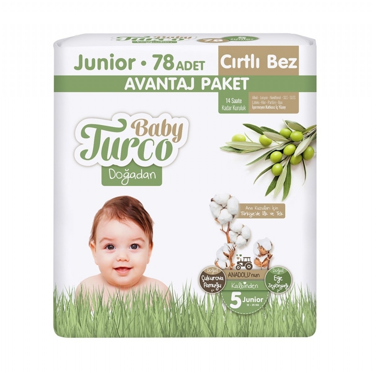 Baby Turco Doğadan Avantaj Junior 78'li Junior 12-25 KG