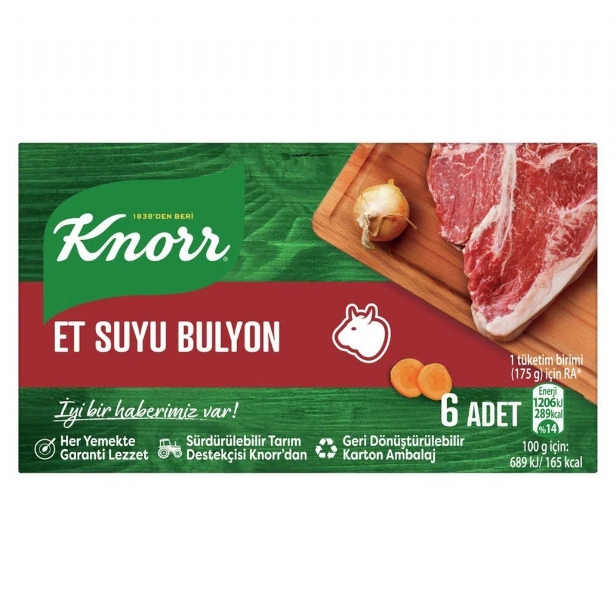 Knorr Et Suyu Bulyon 6'lı 120 Gr
