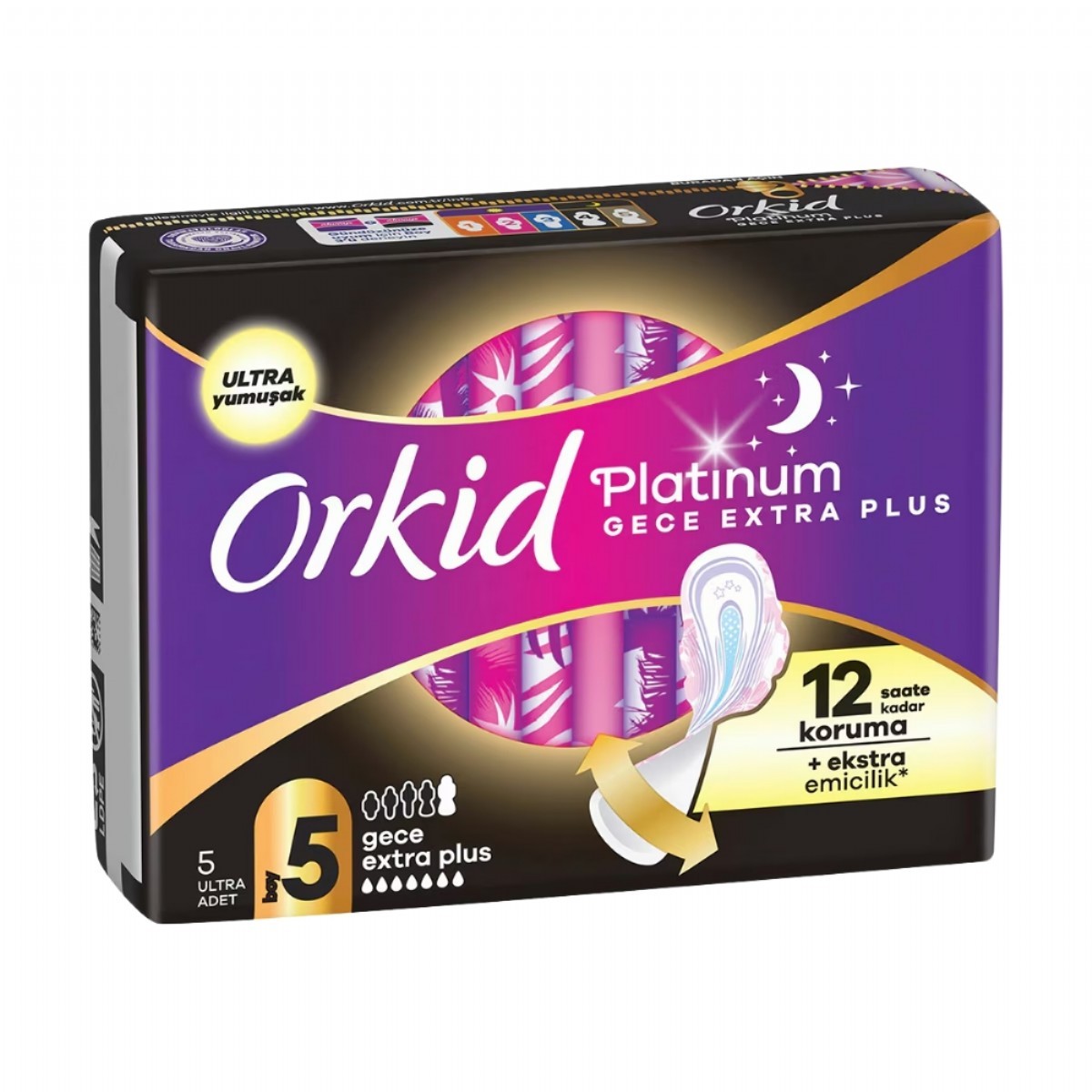 Orkıd Platınum Teklı 5'lı Gece Ekstra Plus