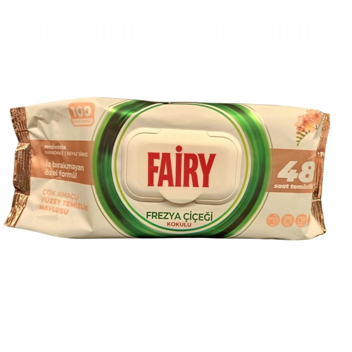 Faıry Yüzey Temizlik Mendili Frezya Çiçeği 100'lü