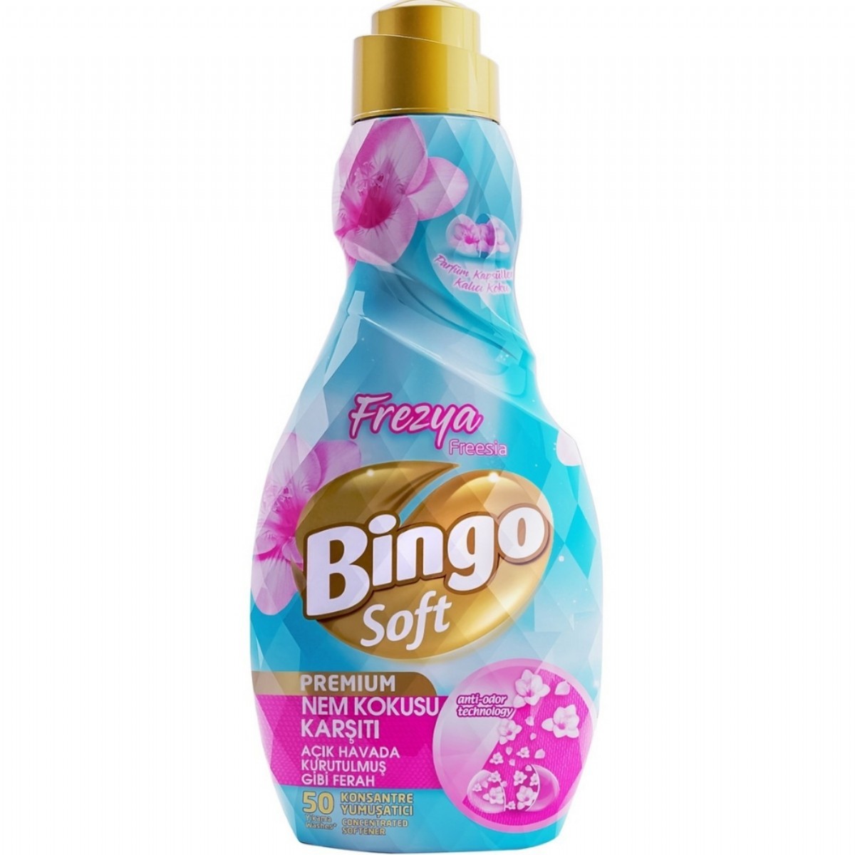Bingo Soft Frezya Nem Kokusu Karşıtı Yumuşatıcı 1200 ml