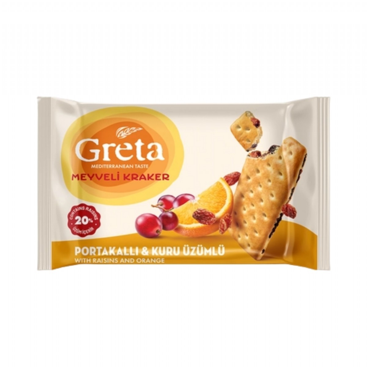 Şölen Greta Portakallı&Kuru Üzümlü Kraker 4X37,5 Gr