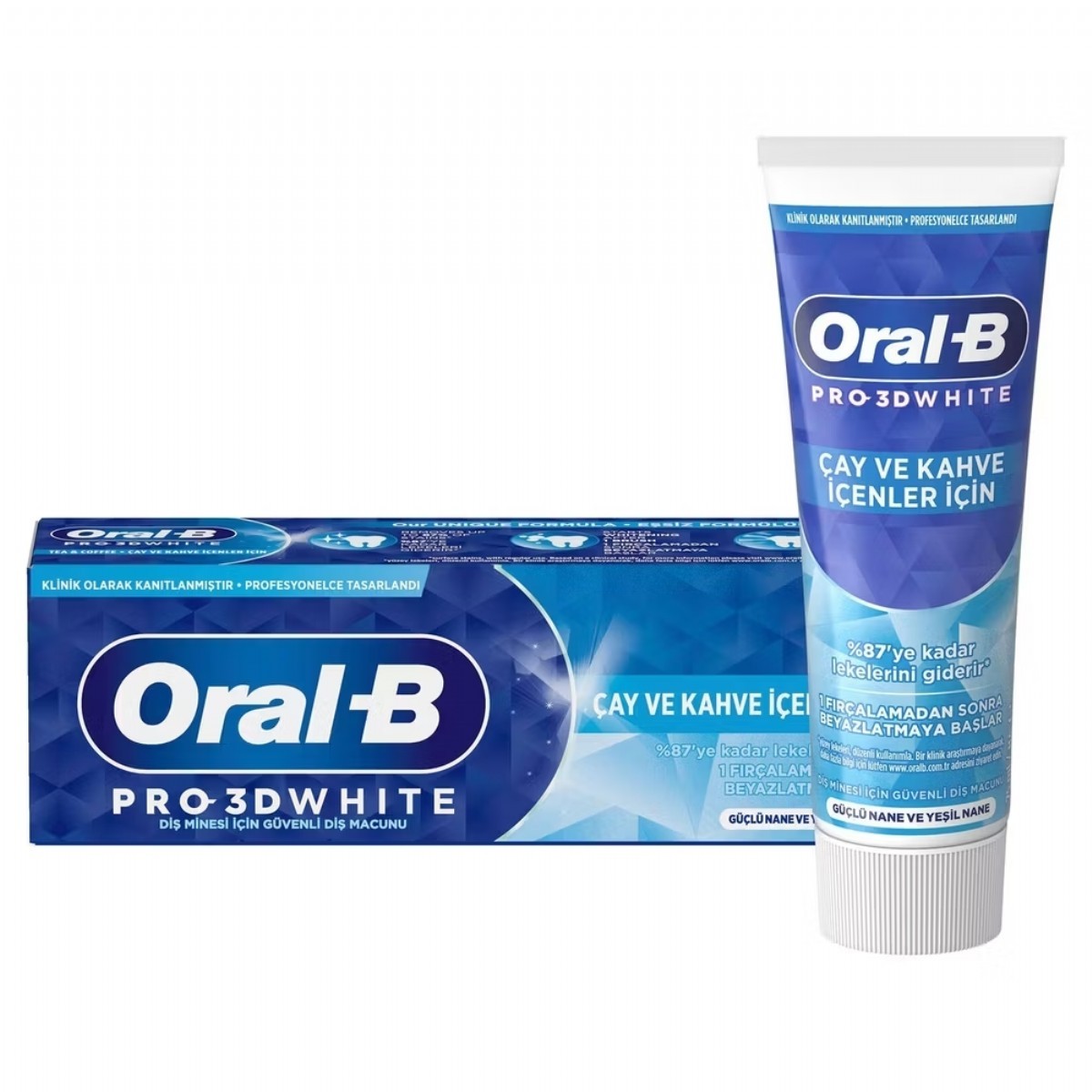 Oral-B  Pro-3D Çay ve Kahve İçenler İçin Diş Macunu 75 Ml