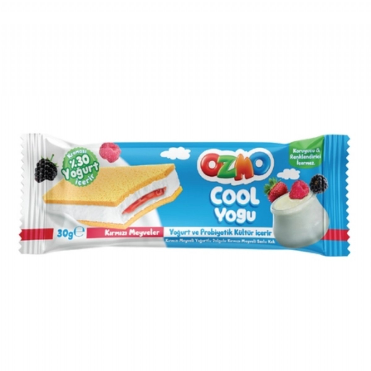 Ozmo Cool Yogu Kırmızı Meyveler 30 Gr