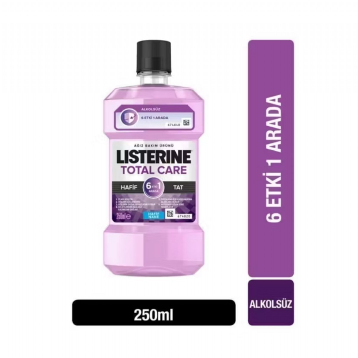 Listerine Total Care 250 Ml Hafif Tat Alkolsüz