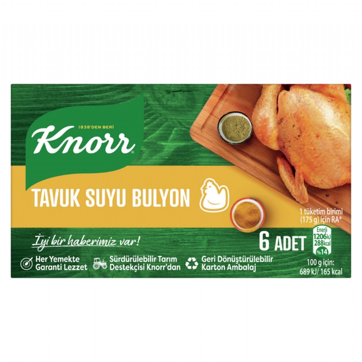 Knorr Bulyon 60 Gr 6'lı Tavuksuyu