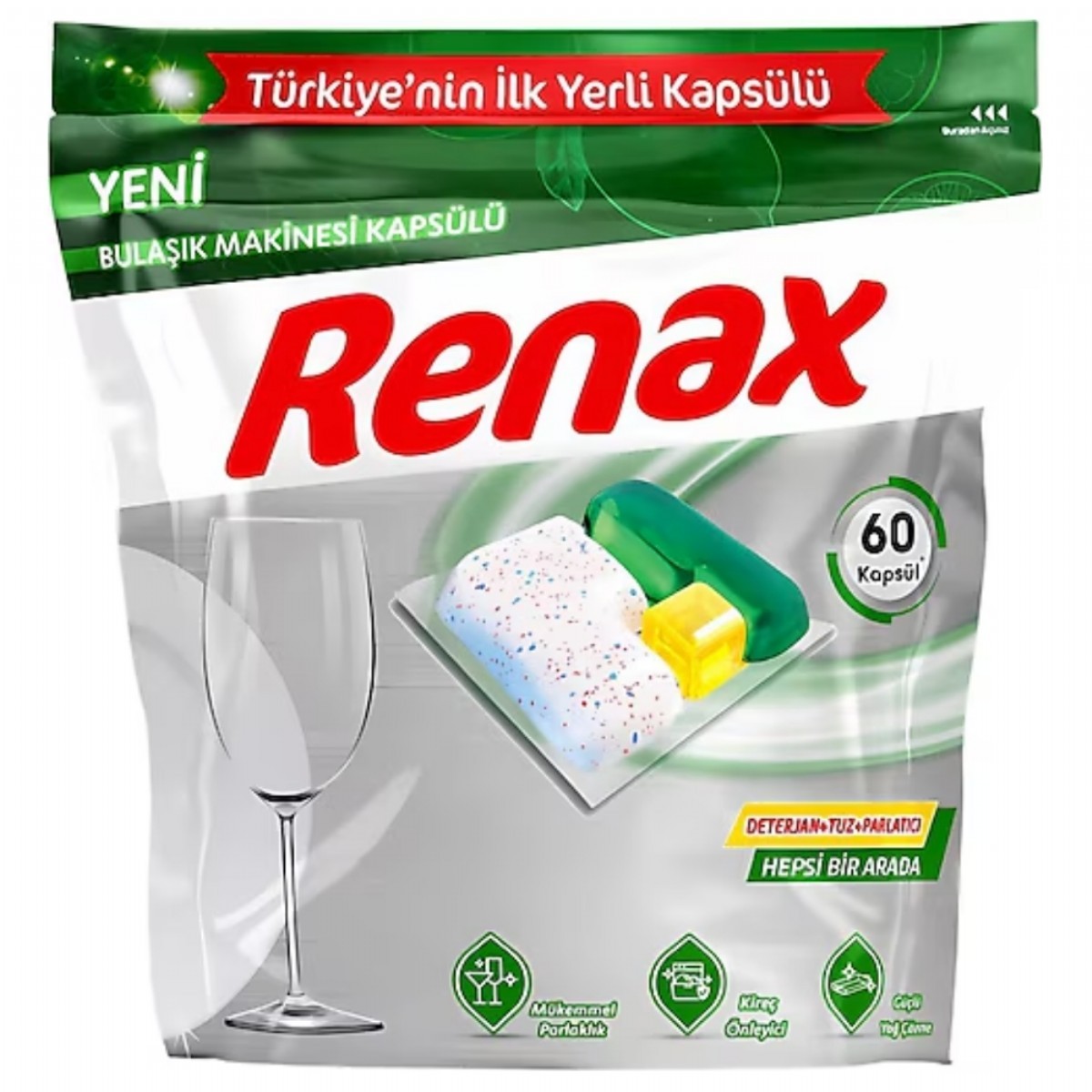 Renax Kapsül Hepsi 1 Arada 60'lı